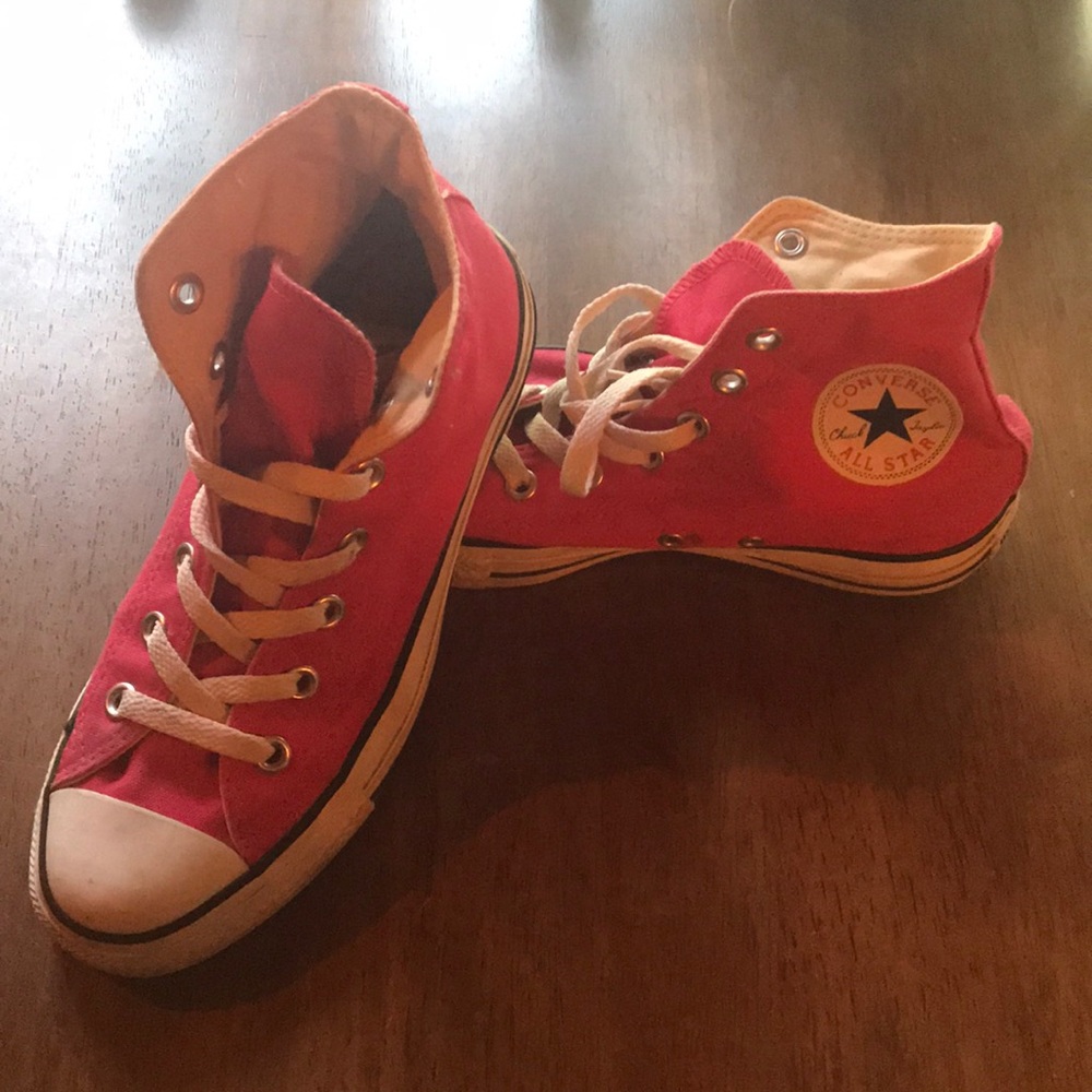 Got Pink High Top Converse